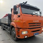 Грузовой автомобиль Камаз 65115 с КМУ и прицеп 589201 Арт: 3279/0059